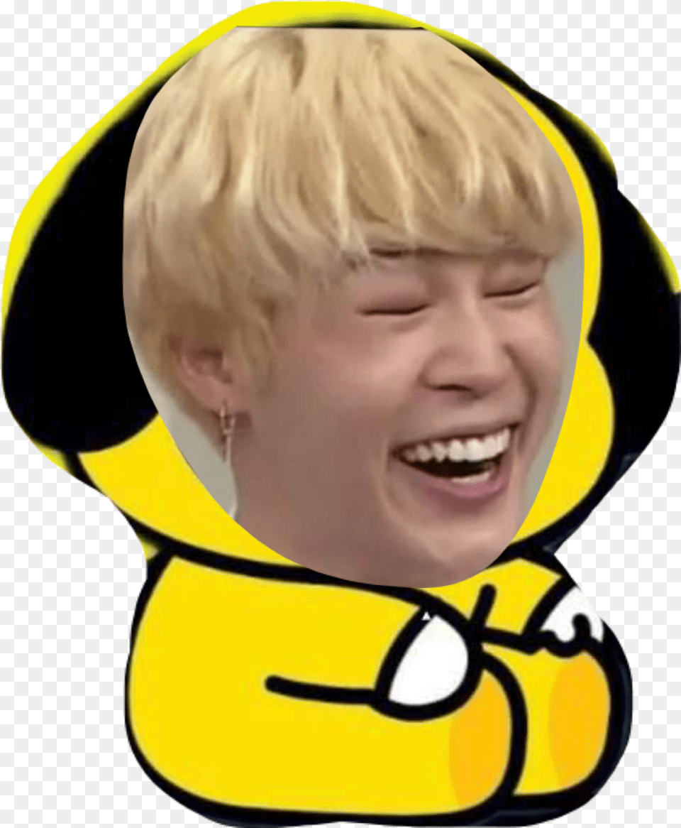 Chimmy Bt21 Sticker, Face, Head, Person, Baby Free Transparent Png