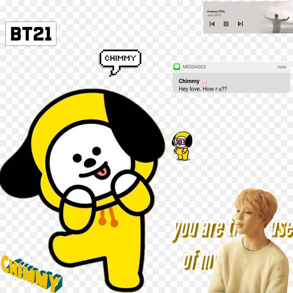 Chimmy Chimmy Bt21 Wallpaper Hd, Boy, Teen, Person, Male Free Transparent Png