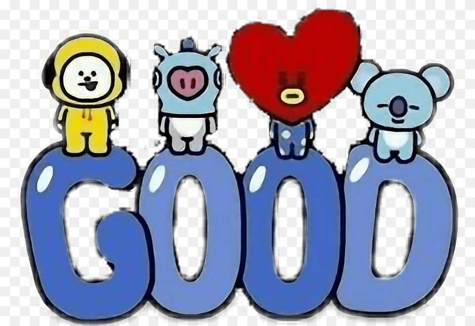 Chimmy Jimin Mang Jhope Koya Rm Bts Army Good, Number, Symbol, Text, Baby Free Transparent Png