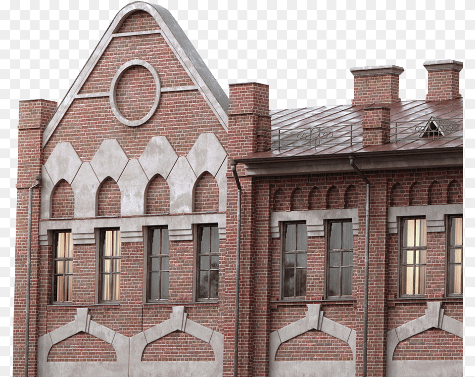 Chimney Building Brick, Arch, Architecture, Gothic Arch, Housing Png Image