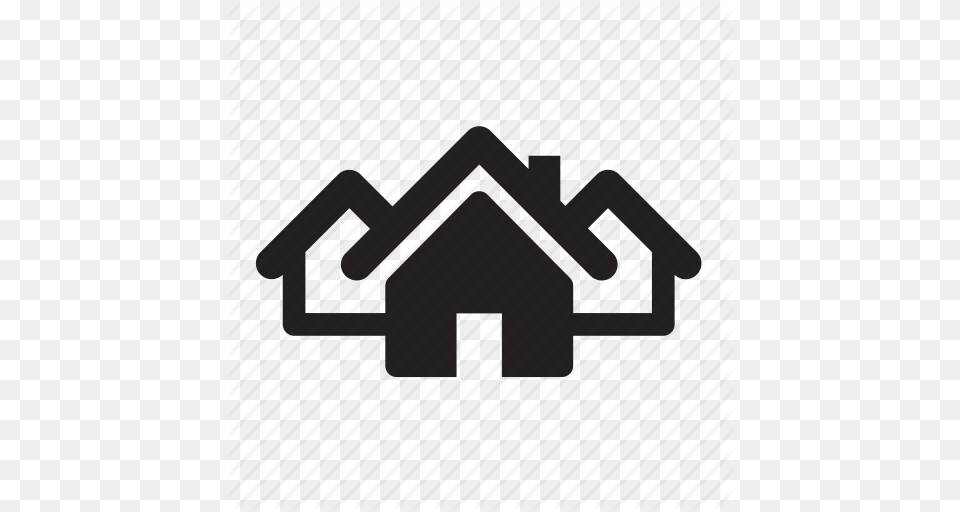 Chimney Community Home House Neighborhood Real Estate Roof Icon Png
