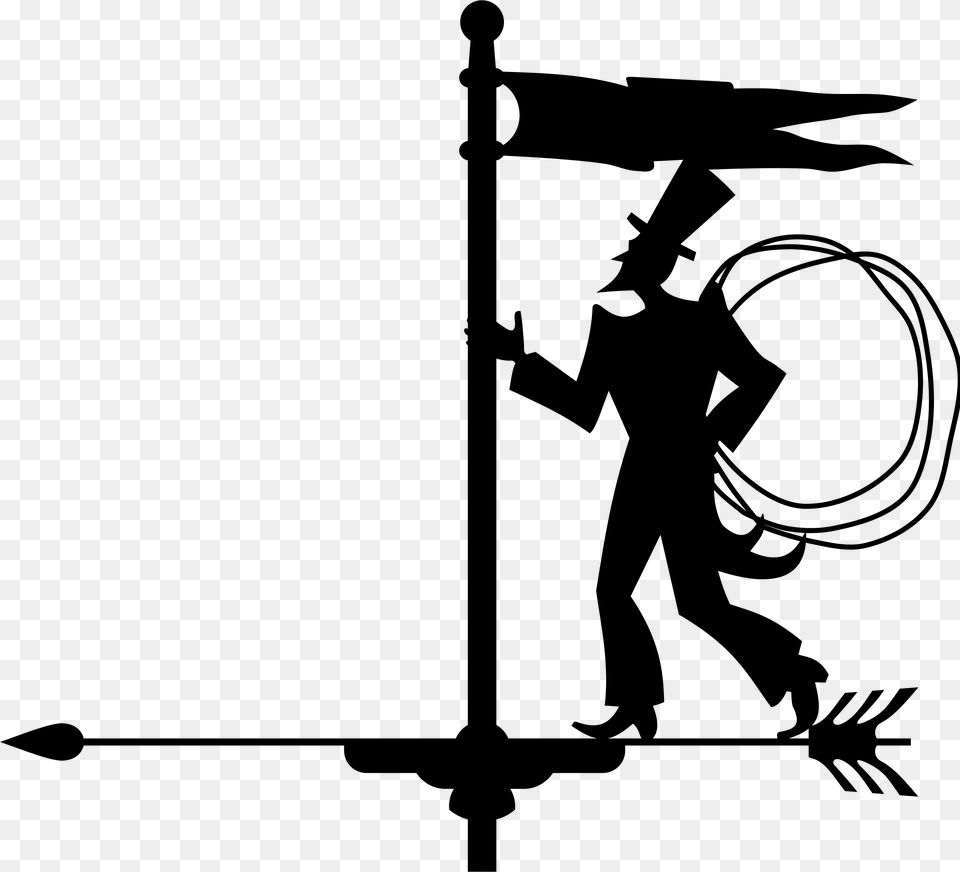 Chimney Sweep Picture Weathervane Art Print Silhouette Art Print Vintage, Gray Free Png