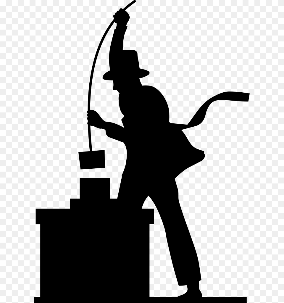 Chimney Sweep Transparent, Gray Free Png