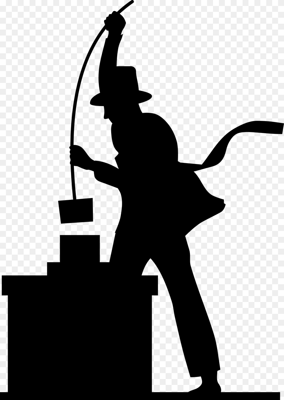 Chimney Sweeper Silhouette, Adult, Person, Man, Male Free Png Download