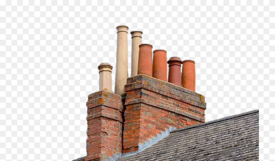 Chimneys On Roof, Brick, Architecture, Building, House Png