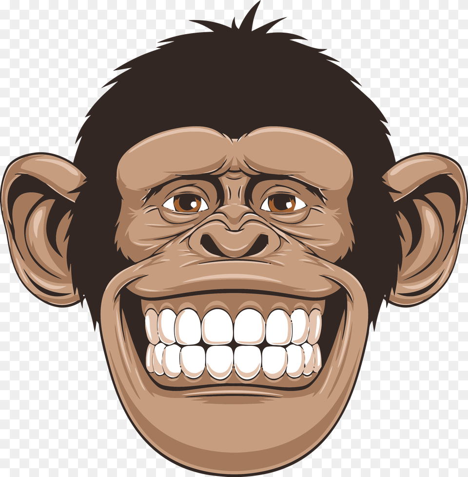 Chimp Drawing Monkey, Person, Animal, Mammal, Ape Png Image