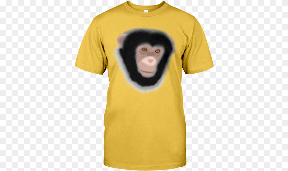 Chimp Head Cotton Shirt Witches With Hitches Shirt, Clothing, T-shirt, Adult, Male Free Png