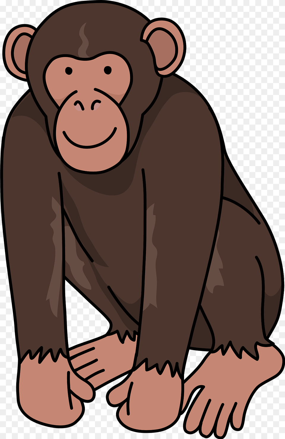 Chimpanzee Clipart, Animal, Ape, Mammal, Wildlife Free Png Download