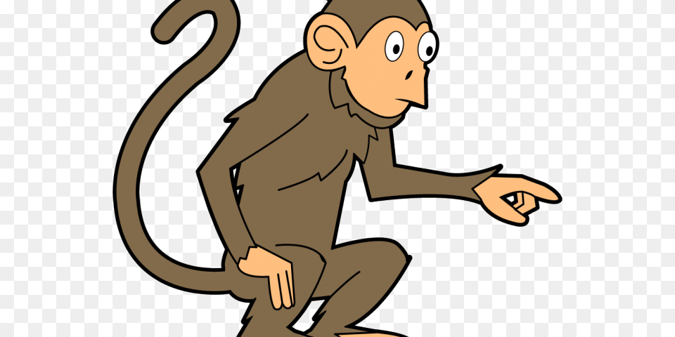 Chimpanzee Clipart Monkey Tail, Person, Face, Head, Animal Free Png Download