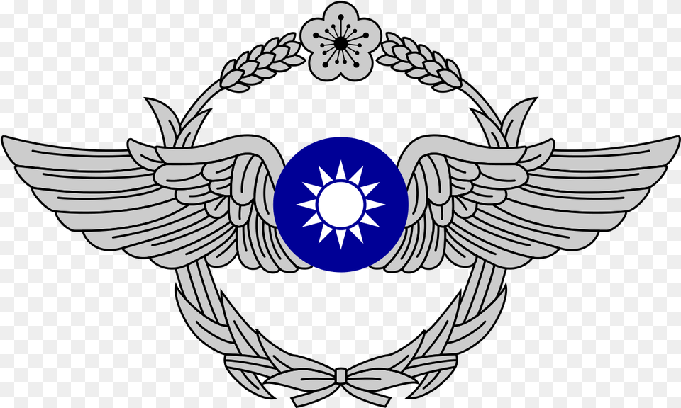 China Air Force Logo, Emblem, Symbol, Person Free Png