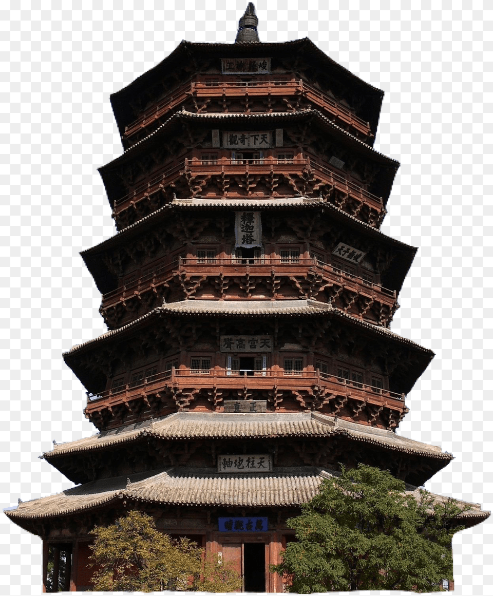 China Chinese Building Structure Aesthetic Cute Pagoda Of Fogong Temple, Architecture, Prayer, Shrine, Tower Free Transparent Png