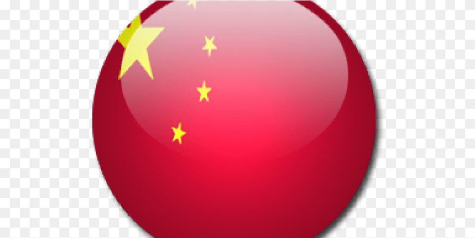 China Flag As Ball, Sphere, Balloon, Disk Free Transparent Png