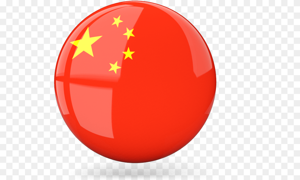 China Flag Logo, Sphere Free Png