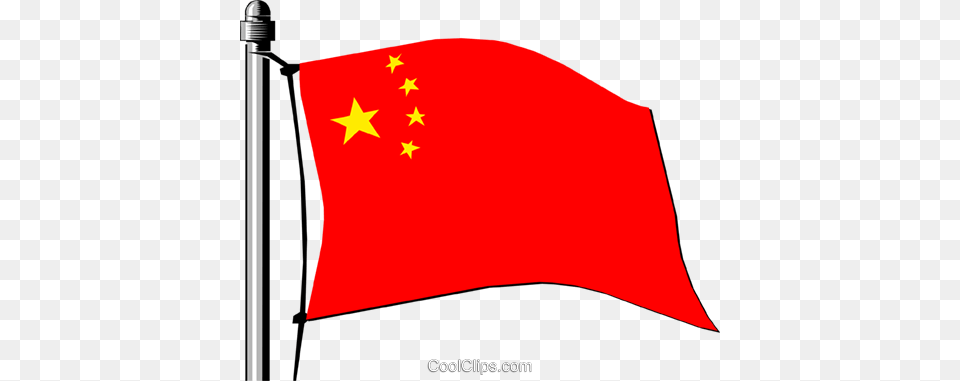 China Flag Royalty Vector Clip Art Illustration, China Flag Free Transparent Png