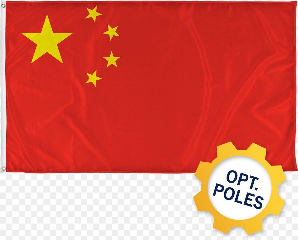 China Flag W Optional Flagpole Flag, China Flag Free Png Download
