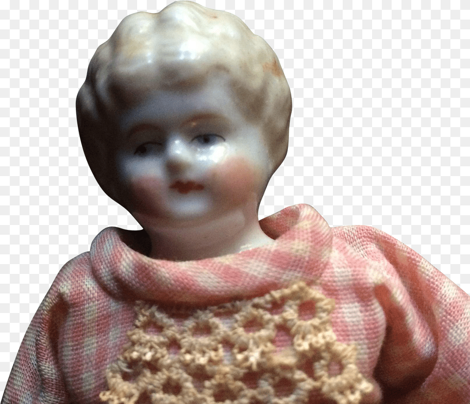 China Head Doll Made In Germany With Blonde Molded Doll, Toy, Baby, Person, Face Png Image