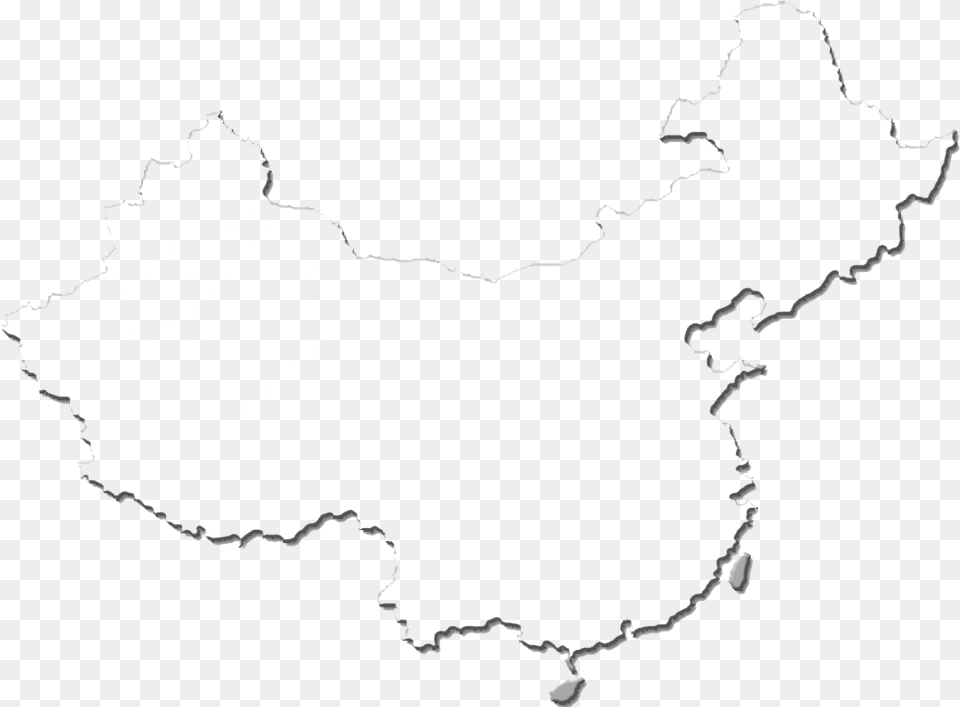 China Map Outline Transparent, Chart, Plot, Person, Diagram Free Png