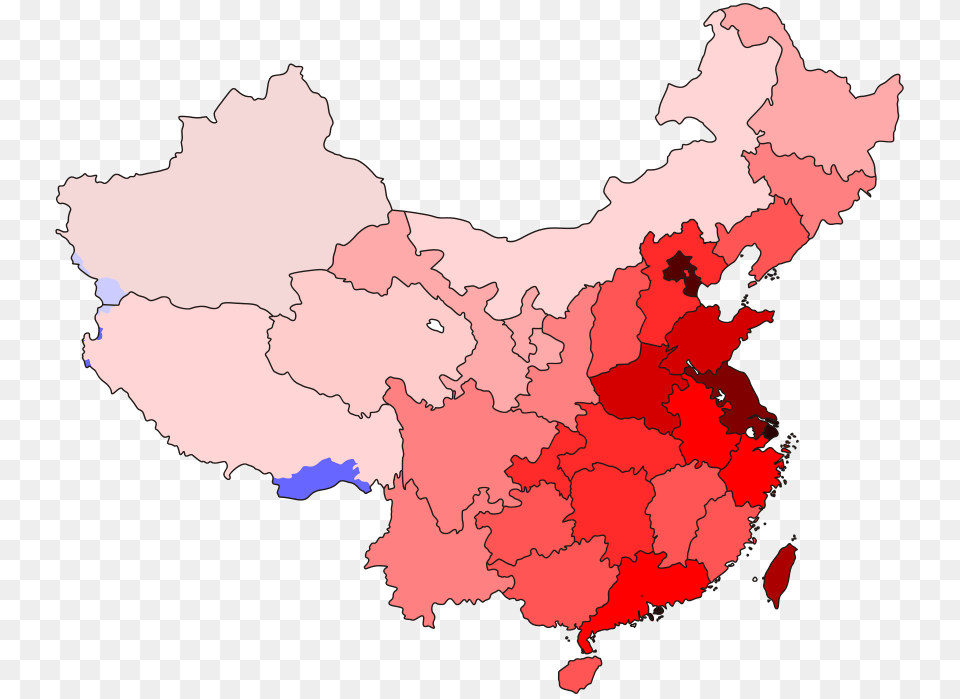 China Pop Density, Atlas, Chart, Diagram, Map Free Png Download