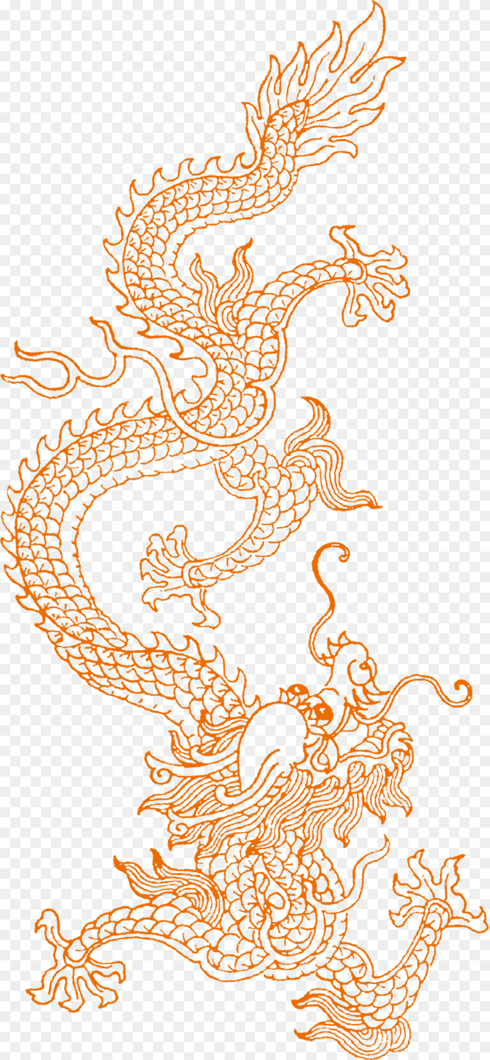 China Transparent Full Body Picture Chinese Dragon, Pattern Free Png