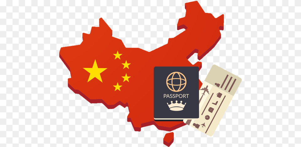 China Visa China Flag Symbol, Dynamite, Text, Weapon Free Transparent Png