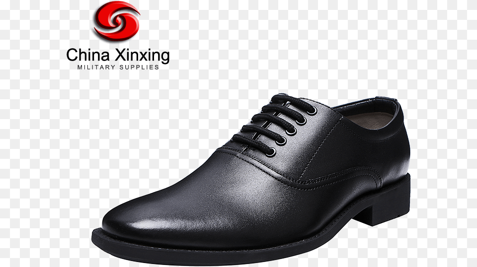 China Xinxing Black Matte Military Leather Shoes Men Shoe, Clothing, Footwear, Sneaker Png