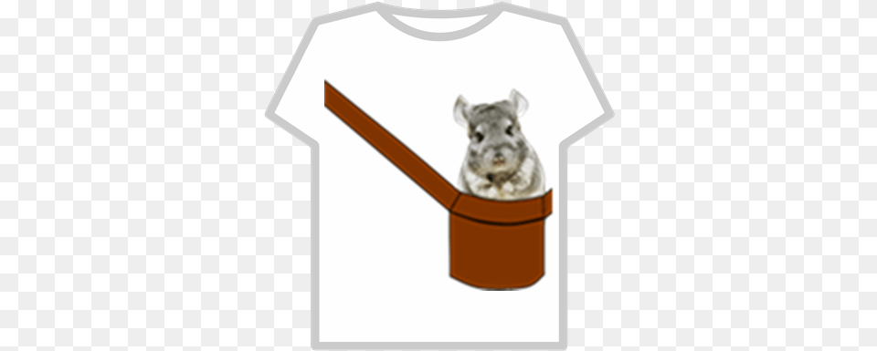 Chinchilla In A Bag Roblox T Shirt Roblox Hombre Morado, Animal, Mammal, Rodent, Canine Free Png
