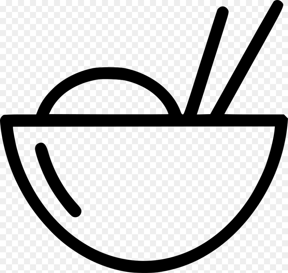 Chineese Thai Food Bowl, Cutlery, Soup Bowl, Device, Grass Free Transparent Png