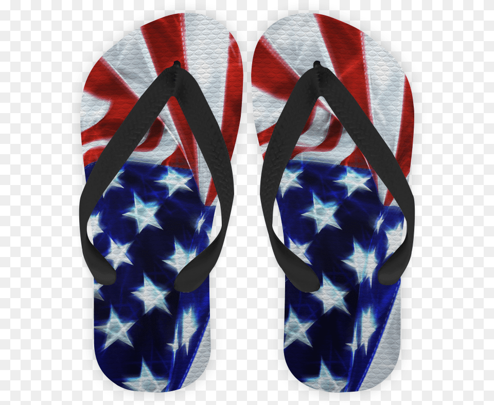 Chinelo Bandeira Usa De Lillyartsna Flip Flops, Clothing, Flip-flop, Footwear, Person Free Transparent Png