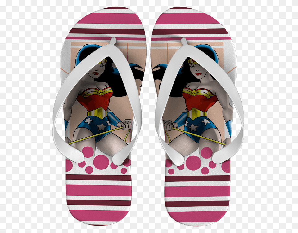 Chinelo Infantil Mulher Maravilha Personalizado Flip Flops, Clothing, Flip-flop, Footwear, Baby Free Transparent Png