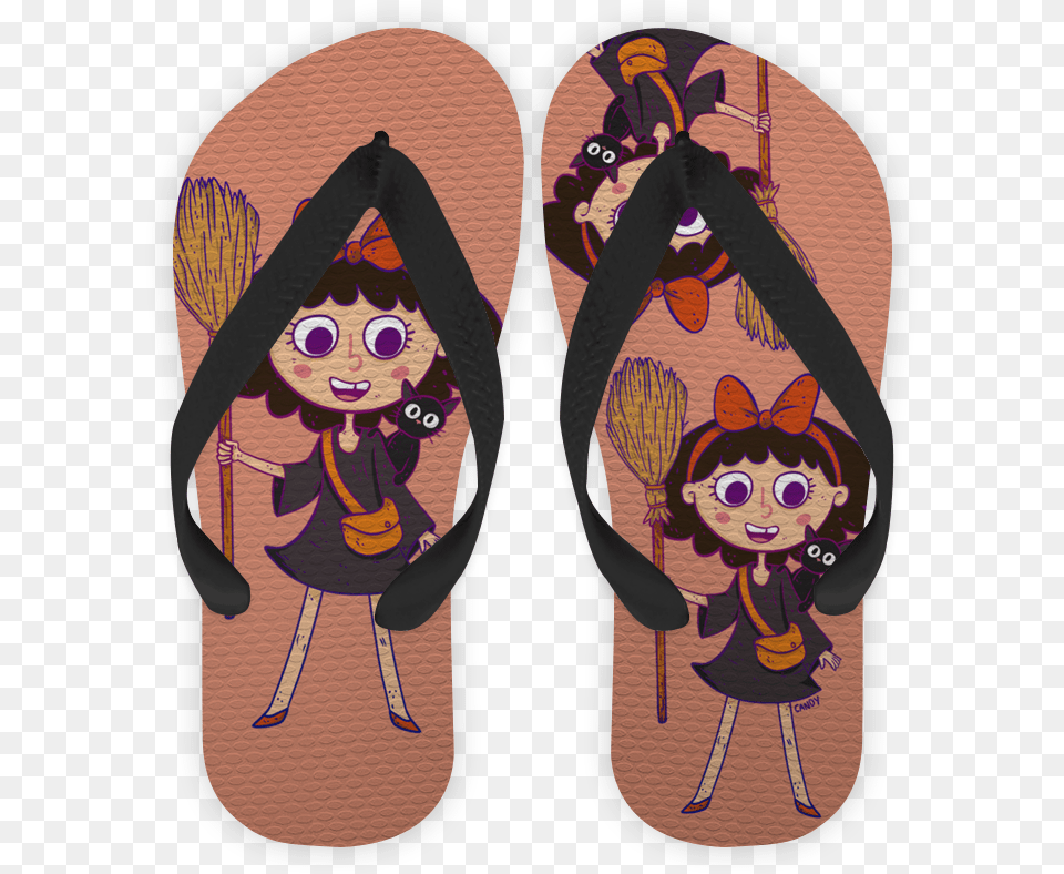 Chinelo Kiki S Delivery Service De Franciane Bourscheidtna Flip Flops, Clothing, Flip-flop, Footwear, Baby Free Png