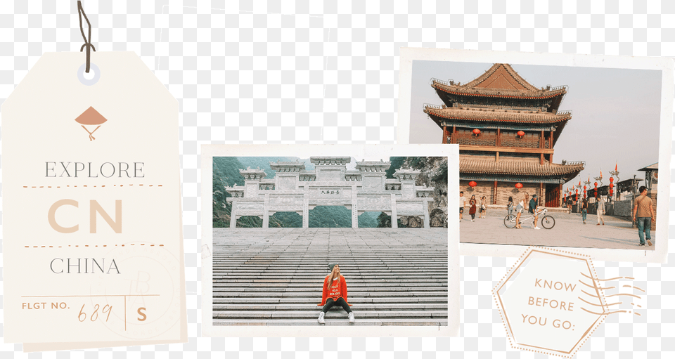 Chinese Architecture, Building, Person, Machine, Wheel Free Png Download