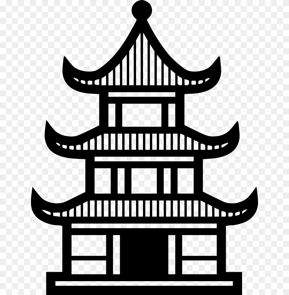 Chinese China House Icon, Architecture, Building, Pagoda, Prayer Png Image
