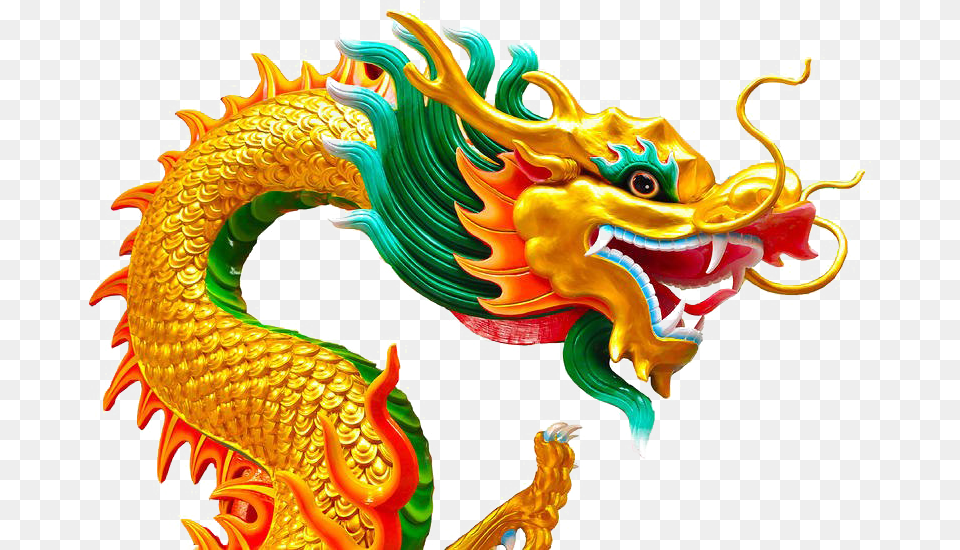 Chinese Dragon Background Chinese Dragon White Background, Animal, Bird, Chicken, Fowl Free Png Download