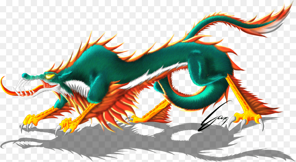 Chinese Dragon Canine By Avpke Canine Dragons, Animal, Dinosaur, Reptile Free Png Download