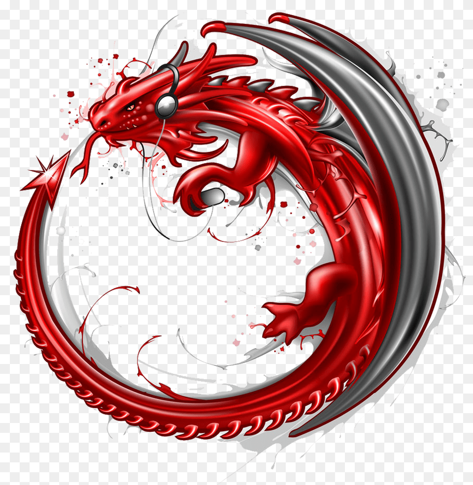 Chinese Dragon Circle Png