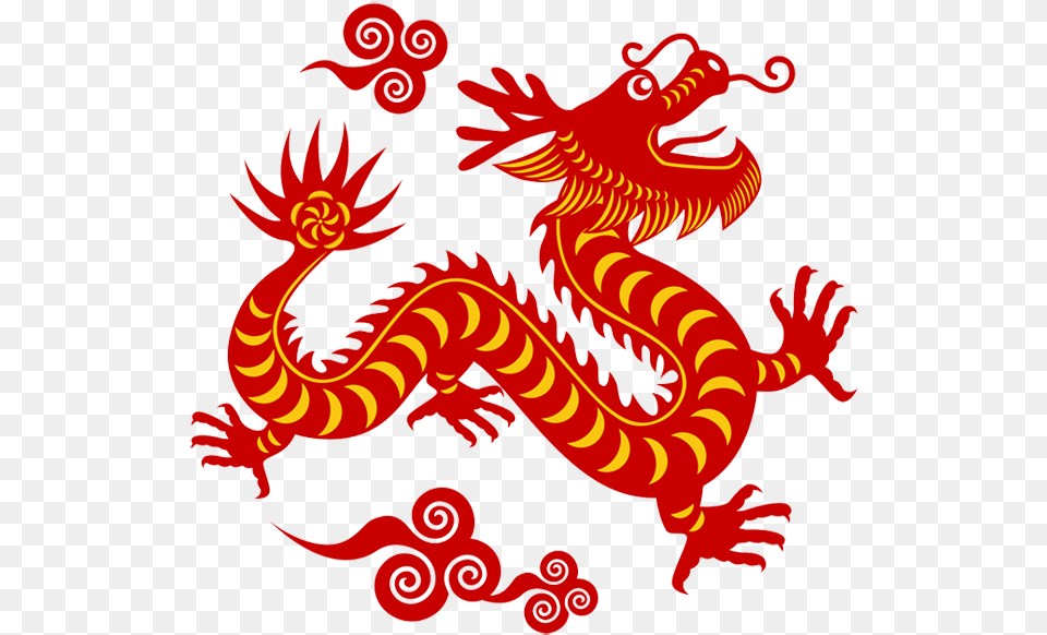Chinese Dragon Clipart Transparent Year Of The Dragon 2012, Animal, Dinosaur, Reptile Free Png Download