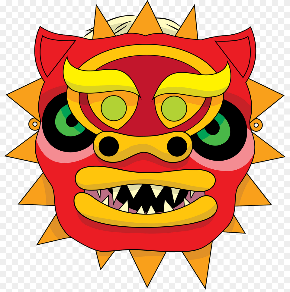 Chinese Dragon Mask Clipart Png Image