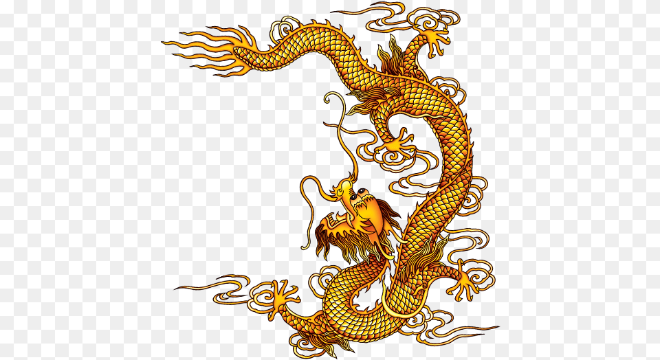 Chinese Dragon Painting Chinese Dragon Transparent, Animal, Reptile, Snake Png Image