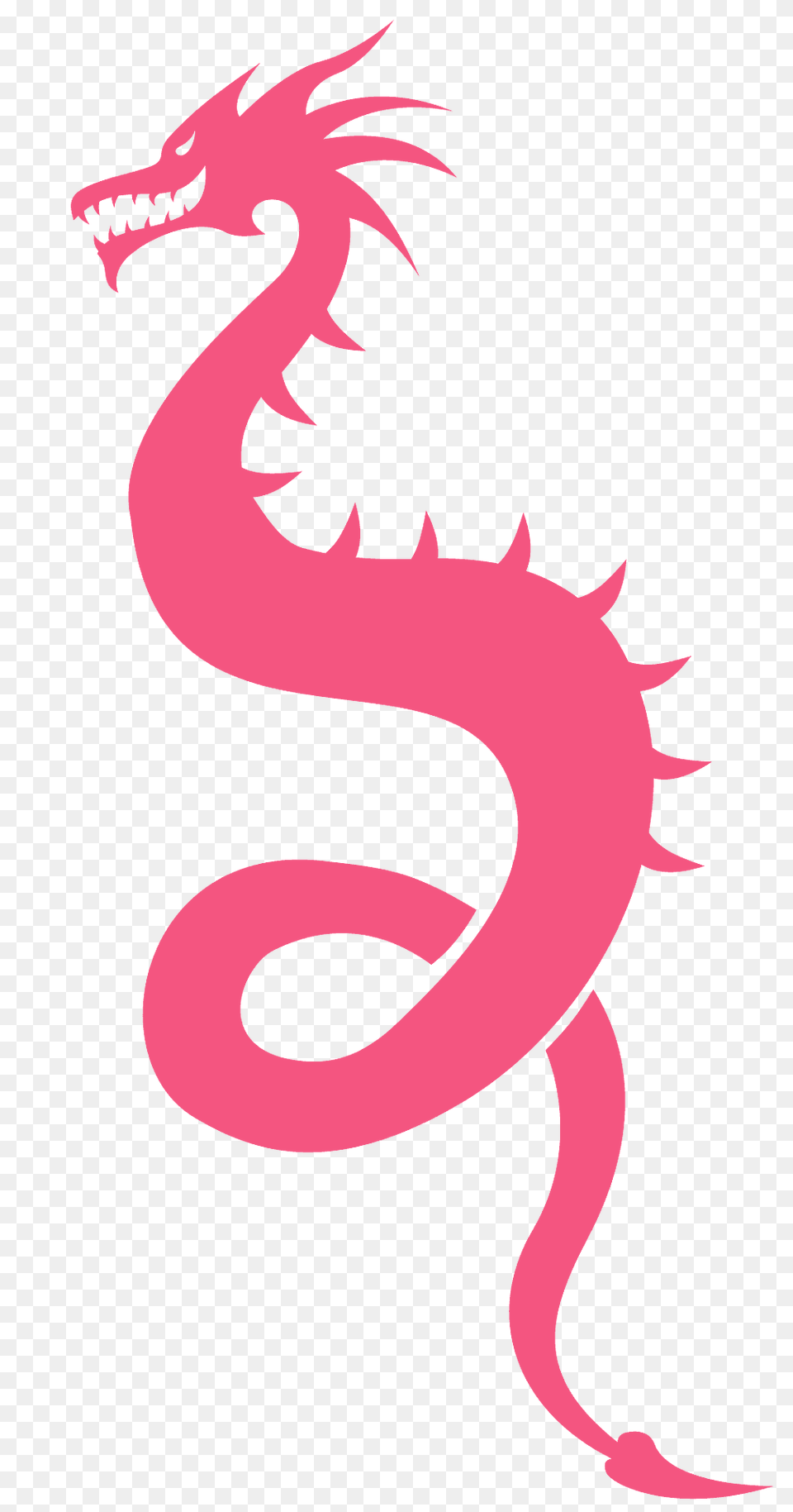 Chinese Dragon Silhouette, Animal, Fish, Sea Life, Shark Free Transparent Png