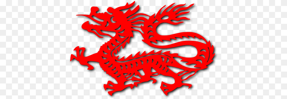 Chinese Dragon Silhouette Clip Art Free Png Download