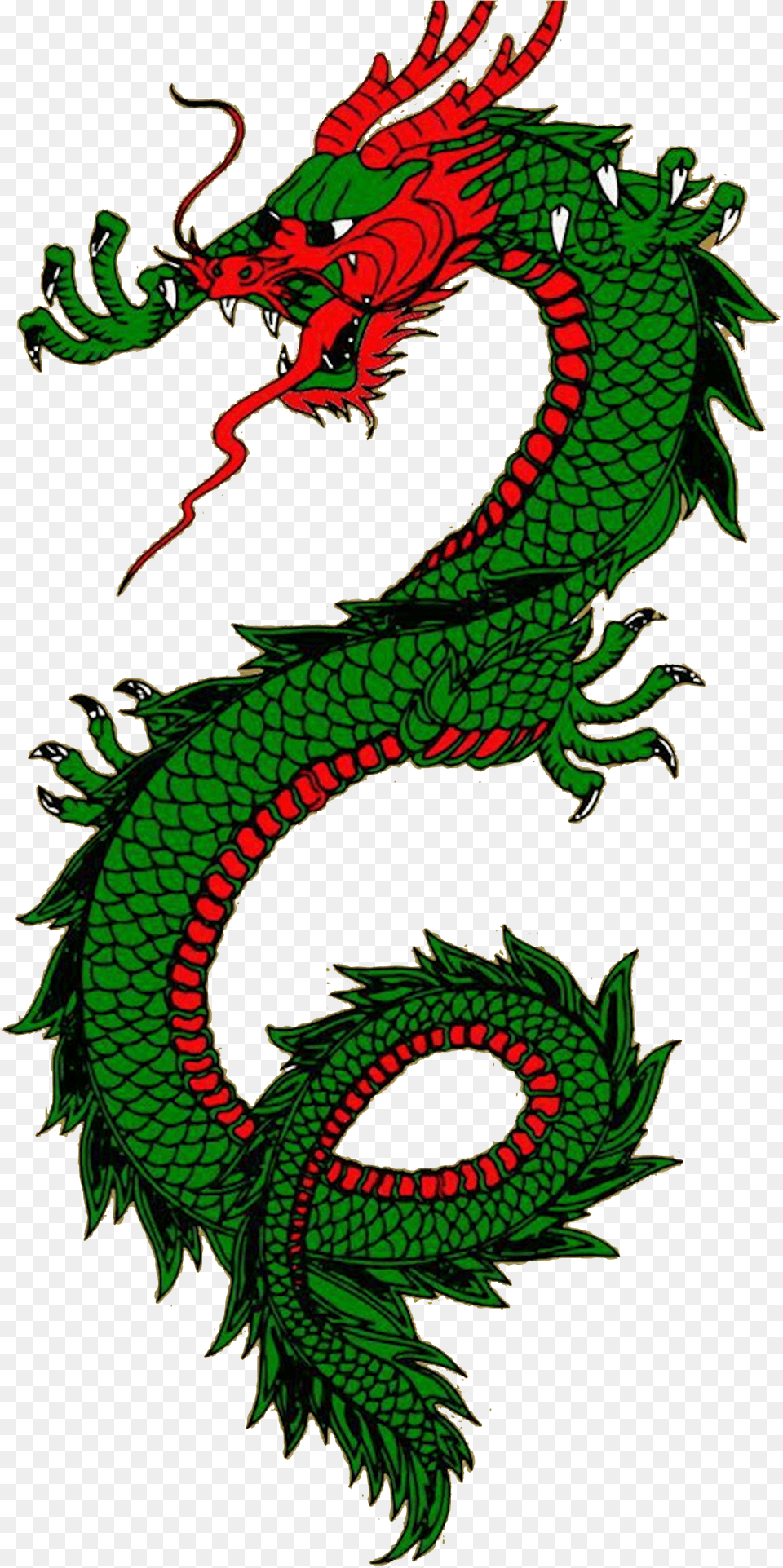 Chinese Dragon Tattoo Transparent Free Png Download