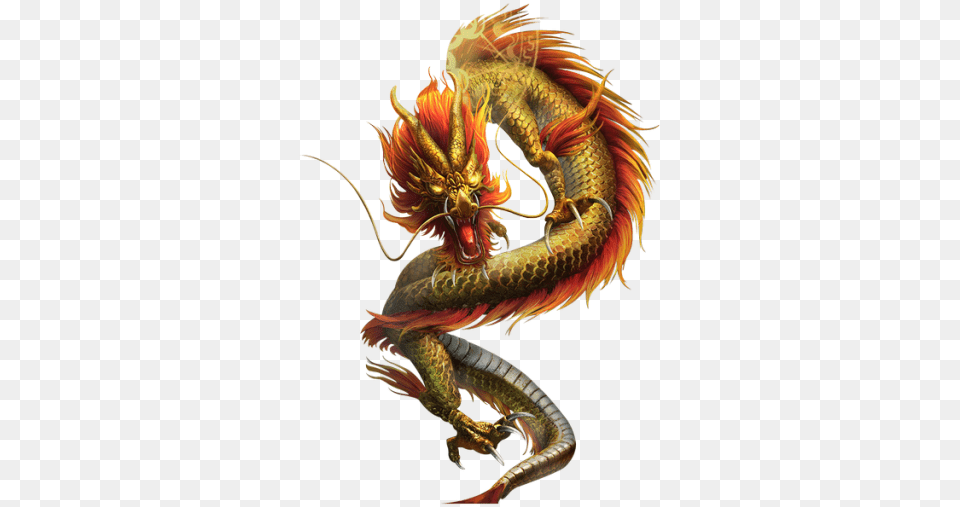 Chinese Dragon Transparent Decorative Ink Brush, Animal, Reptile, Snake Free Png Download