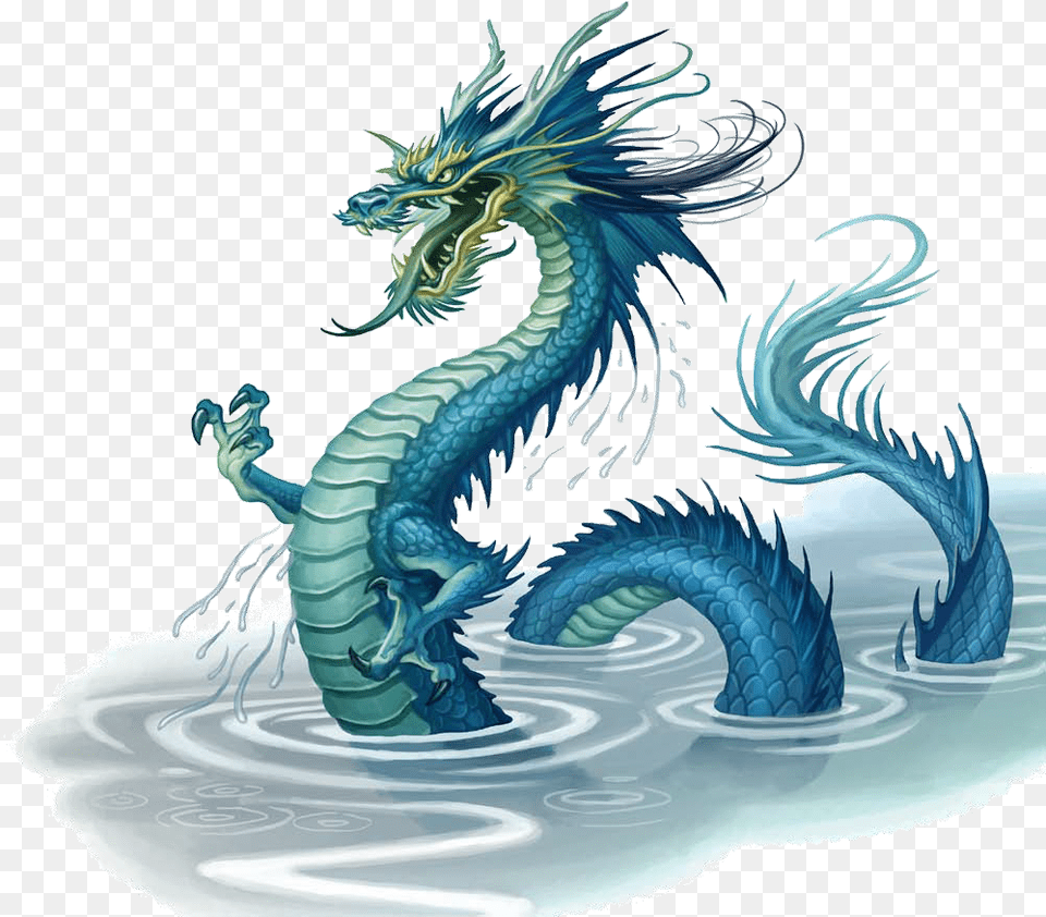 Chinese Dragon Water, Animal, Dinosaur, Reptile Free Png