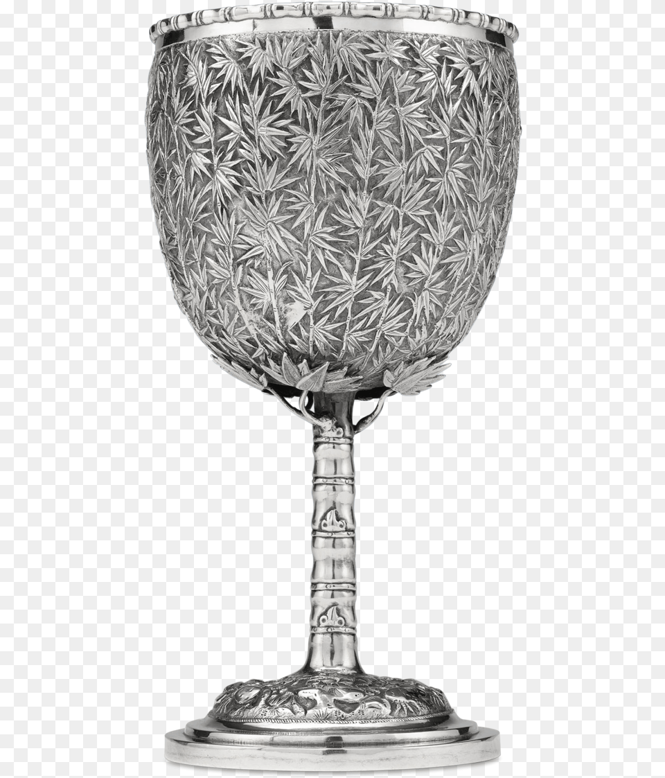 Chinese Export Silver Goblet Chinese Export Silver, Glass, Smoke Pipe Free Png Download