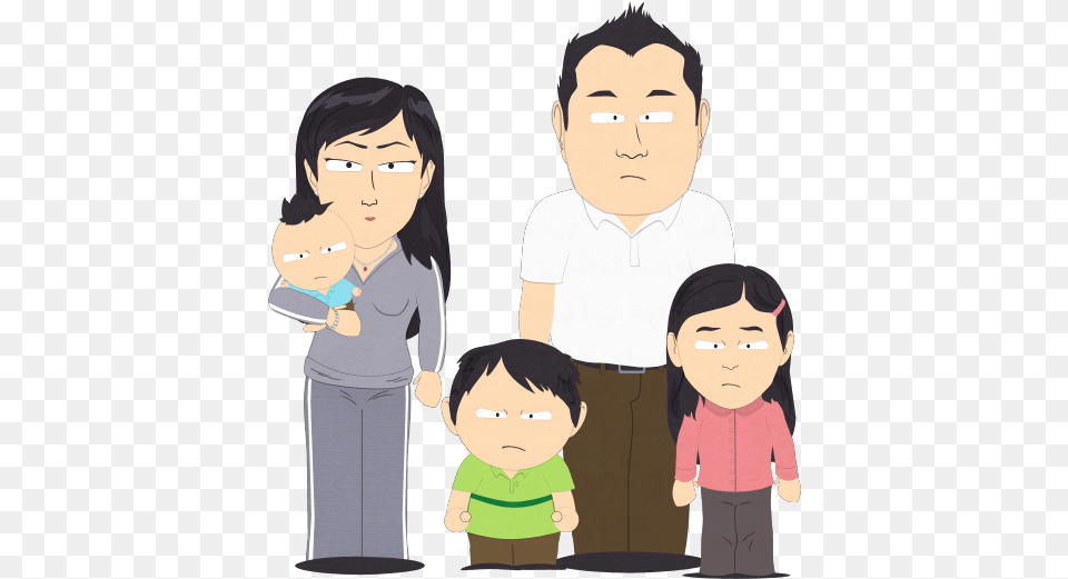 Chinese Family South Park Archives Fandom South Park Chinese People, Book, Comics, Publication, Baby Png Image