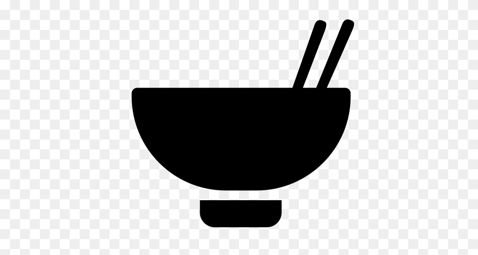 Chinese Fast Food Chinese Food Chopsticks Icon With, Gray Free Transparent Png