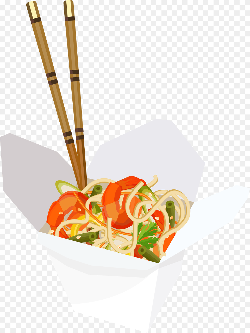 Chinese Fast Food Transparent Clip Art Chinese Cuisine, Noodle, Pasta, Spaghetti, Lunch Png Image