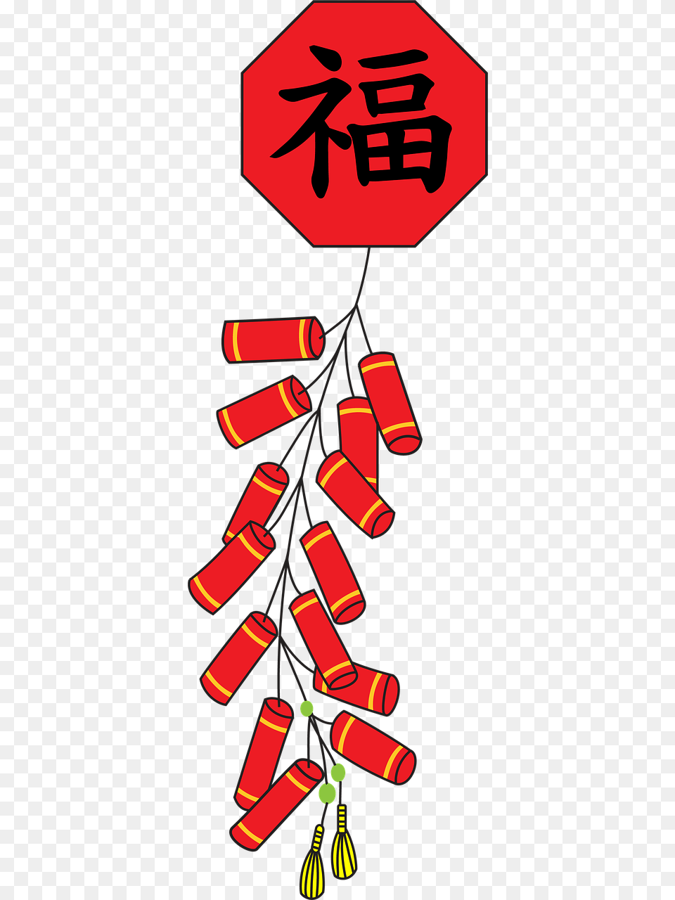 Chinese Firecracker Red, Dynamite, Weapon Png