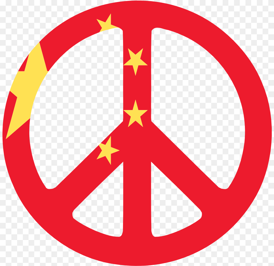 Chinese Flag Peace Sign Drawing Image Peace Graffiti, Symbol, Logo, Alloy Wheel, Vehicle Free Png