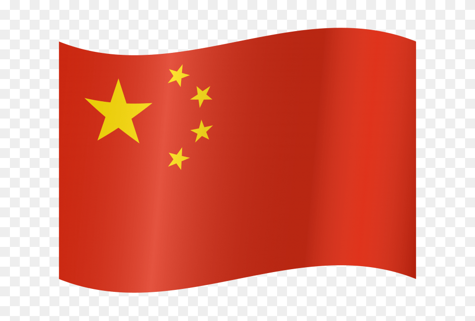 Chinese Flag Waving Transparent, China Flag Png Image